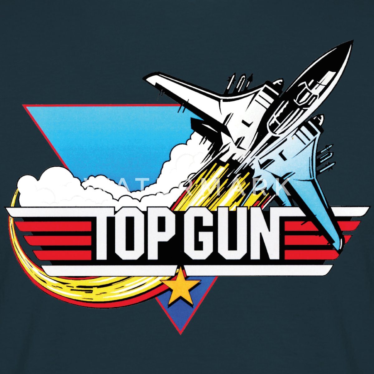 Spreadshirt T-Shirt Top Gun Fighter Kampfjet günstig online kaufen