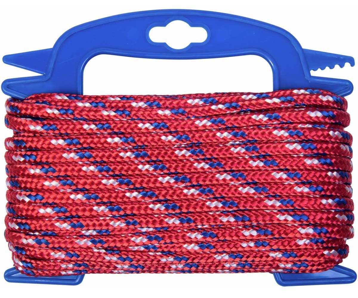 Connex Seil Polyester Seil 5,5mm x 20m – Seil für Innen- und Außenanwendungen, UV-beständig, schwimmfähig, farbbeständig, 16-fach geflochten