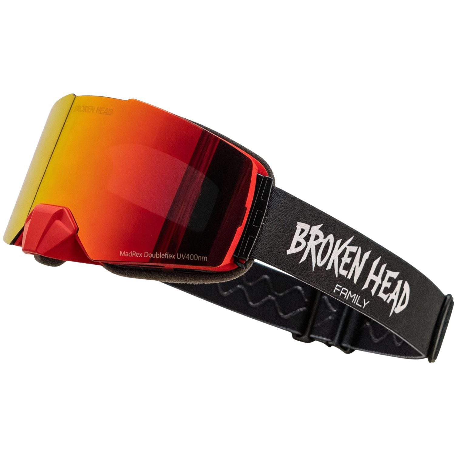 Broken Head Motorradbrille MX-Madrex, Magnetisches Glas