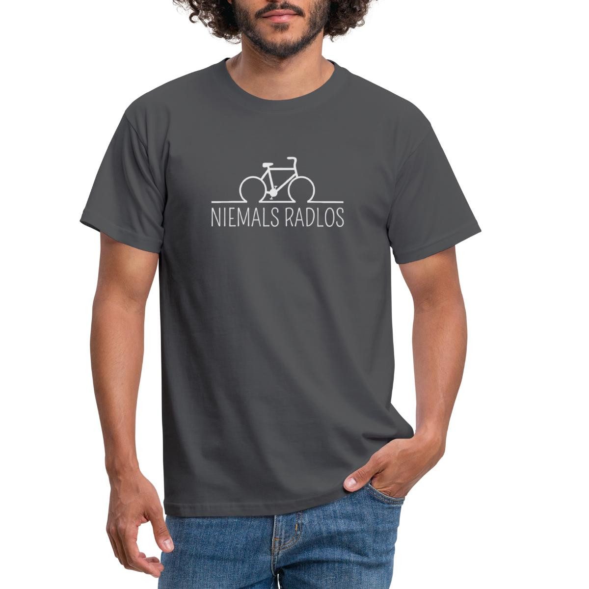 Spreadshirt T-Shirt Niemals Radlos Geschenk Fahrrad günstig online kaufen