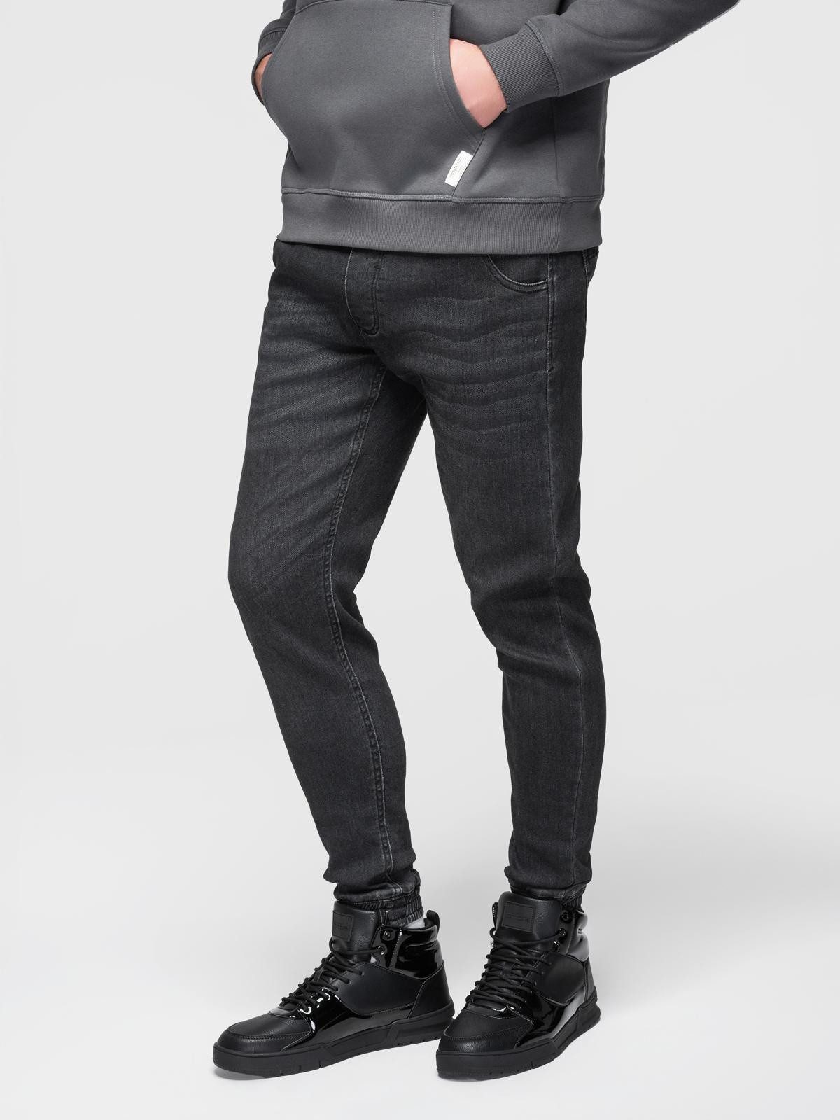 OMBRE Jeansjeggings Jeans-Jogger mit elastischem Bund