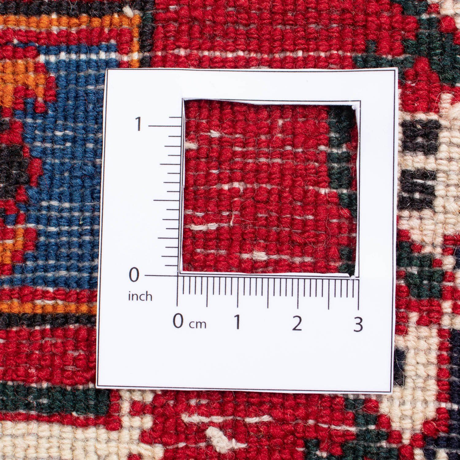 cm, 10 Durchgemustert 240 x Unikat Rosso mit scuro rechteckig, 330 mm, Meymeh Zertifikat Wollteppich Höhe: morgenland,