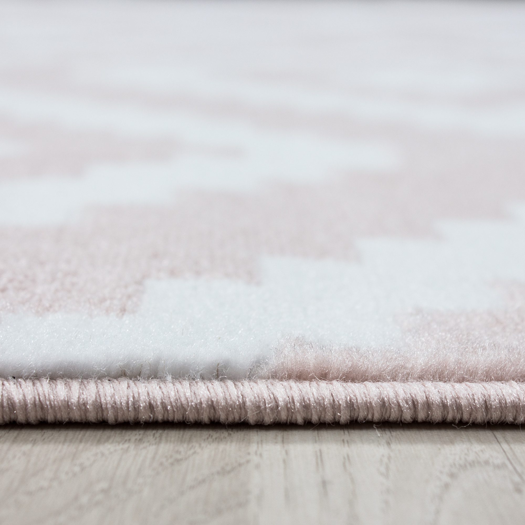Carpettex Kurzflor-Bettumrandung Geometrisch Design, Höhe 6 günstig online kaufen
