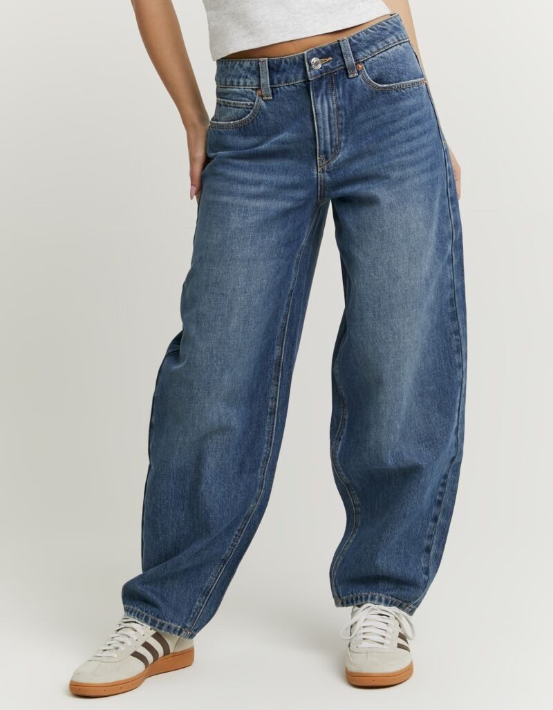 Tally Weijl High-waist-Jeans SPADEJOELLE Baumwollmischung, barrel fit