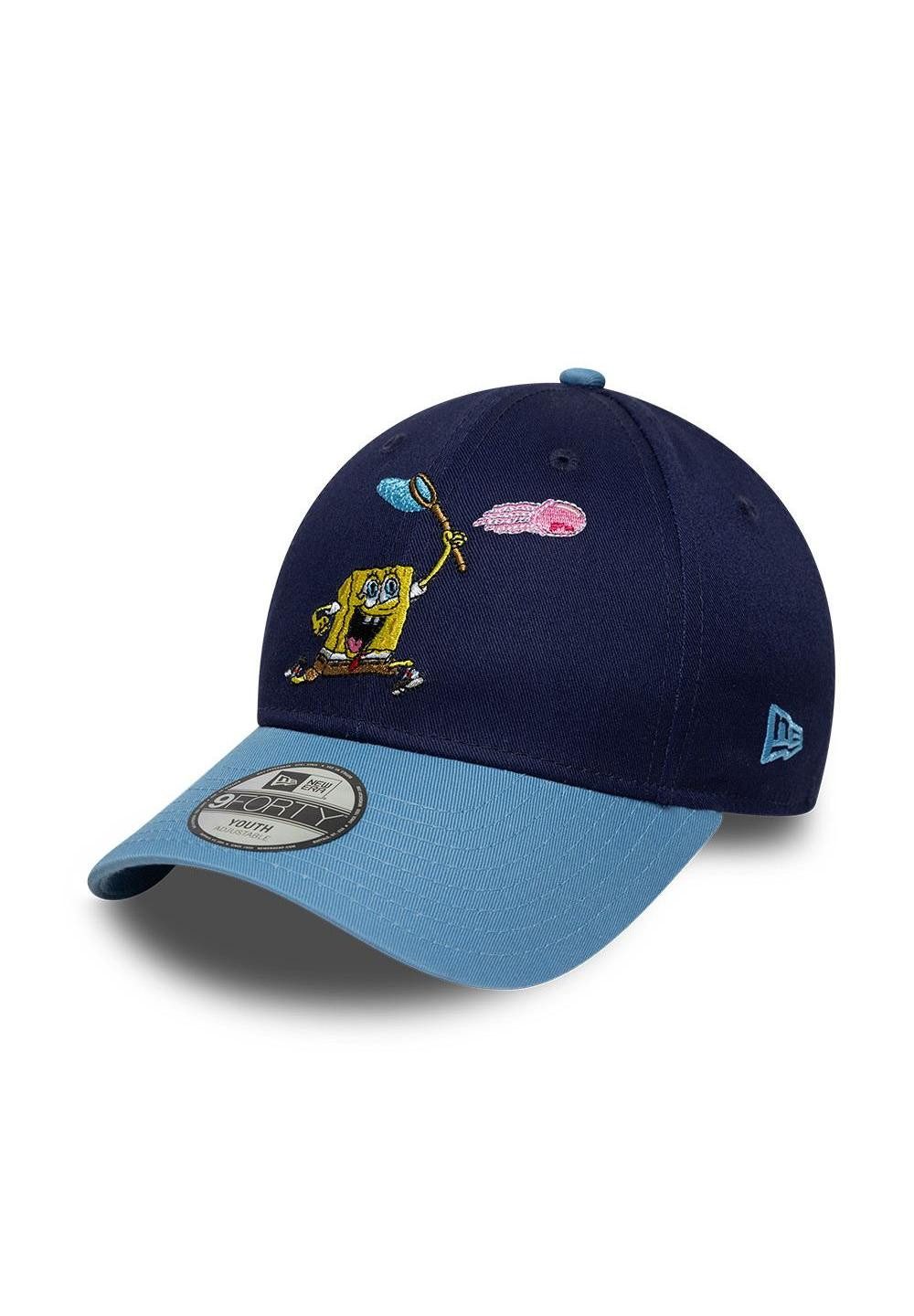 New Era Baseball Cap Spongebob Schwammkopf New Era Spongebob 9Forty Kids Cap Blau (1-St)