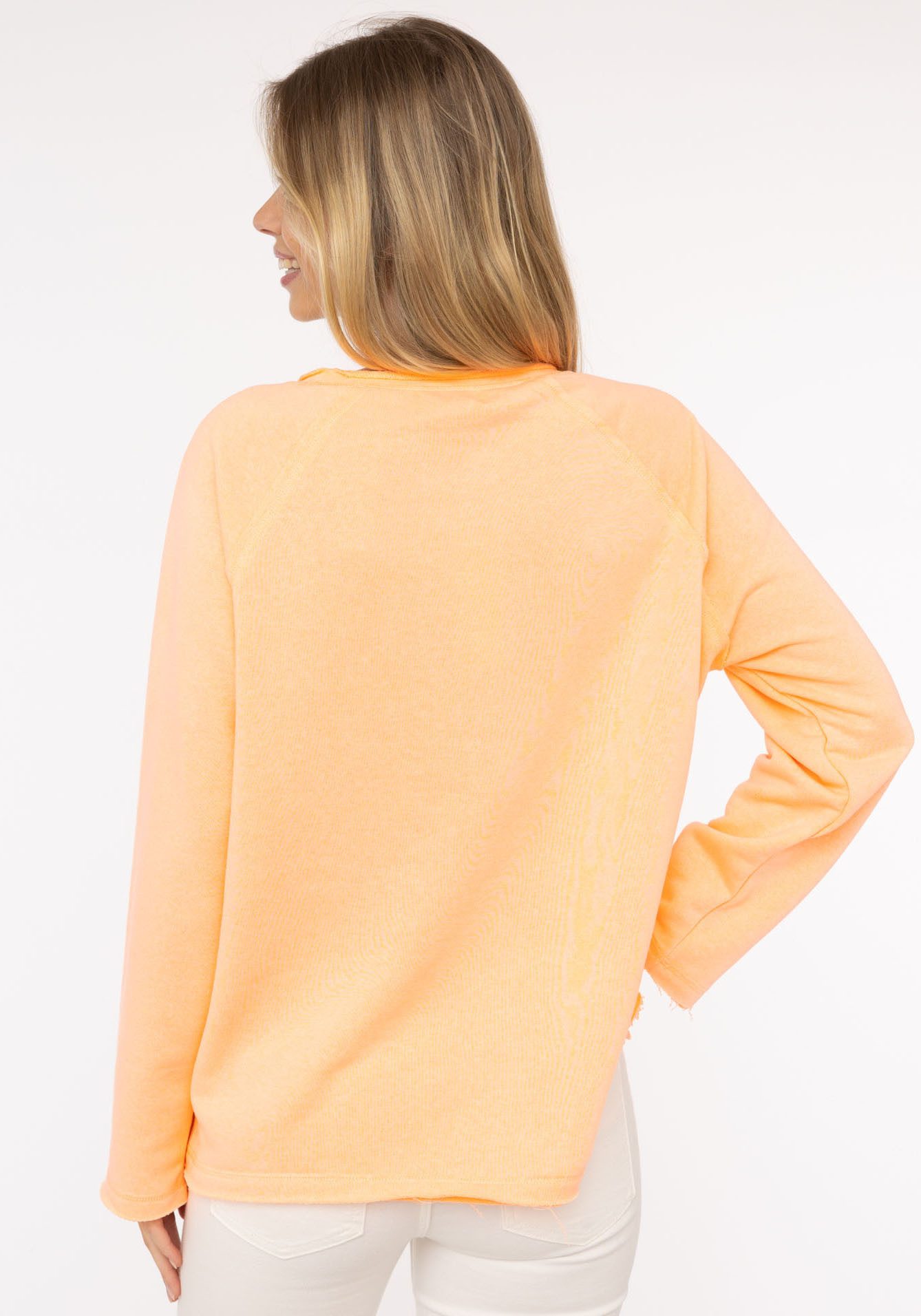 Zwillingsherz Hoodie "Moin Meer Strand" mit Used-Look Kanten und maritimer günstig online kaufen