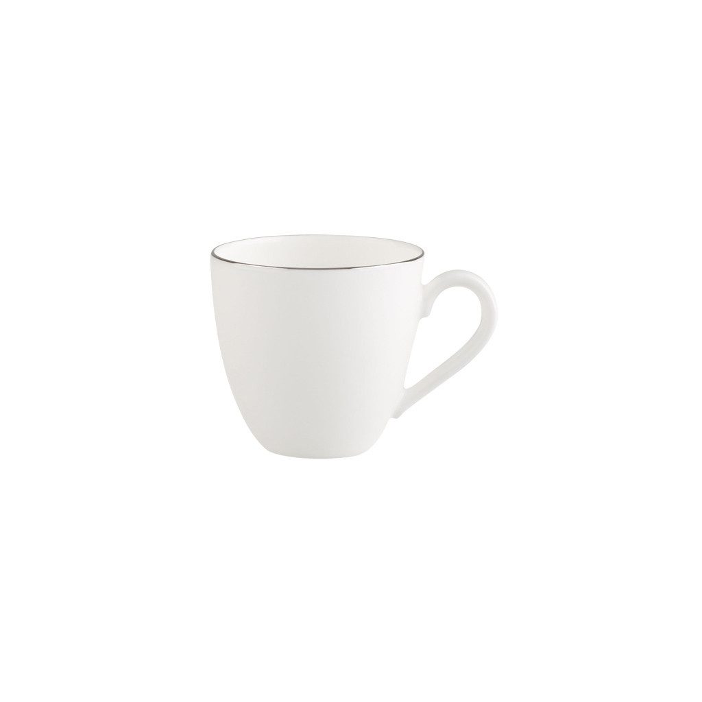 Villeroy & Boch Espressotasse Anmut Mokka-/Espressoobertasse, 1-tlg., Porzellan, Premium Bone Porcelain, spülmaschinenfest, Made in Germany