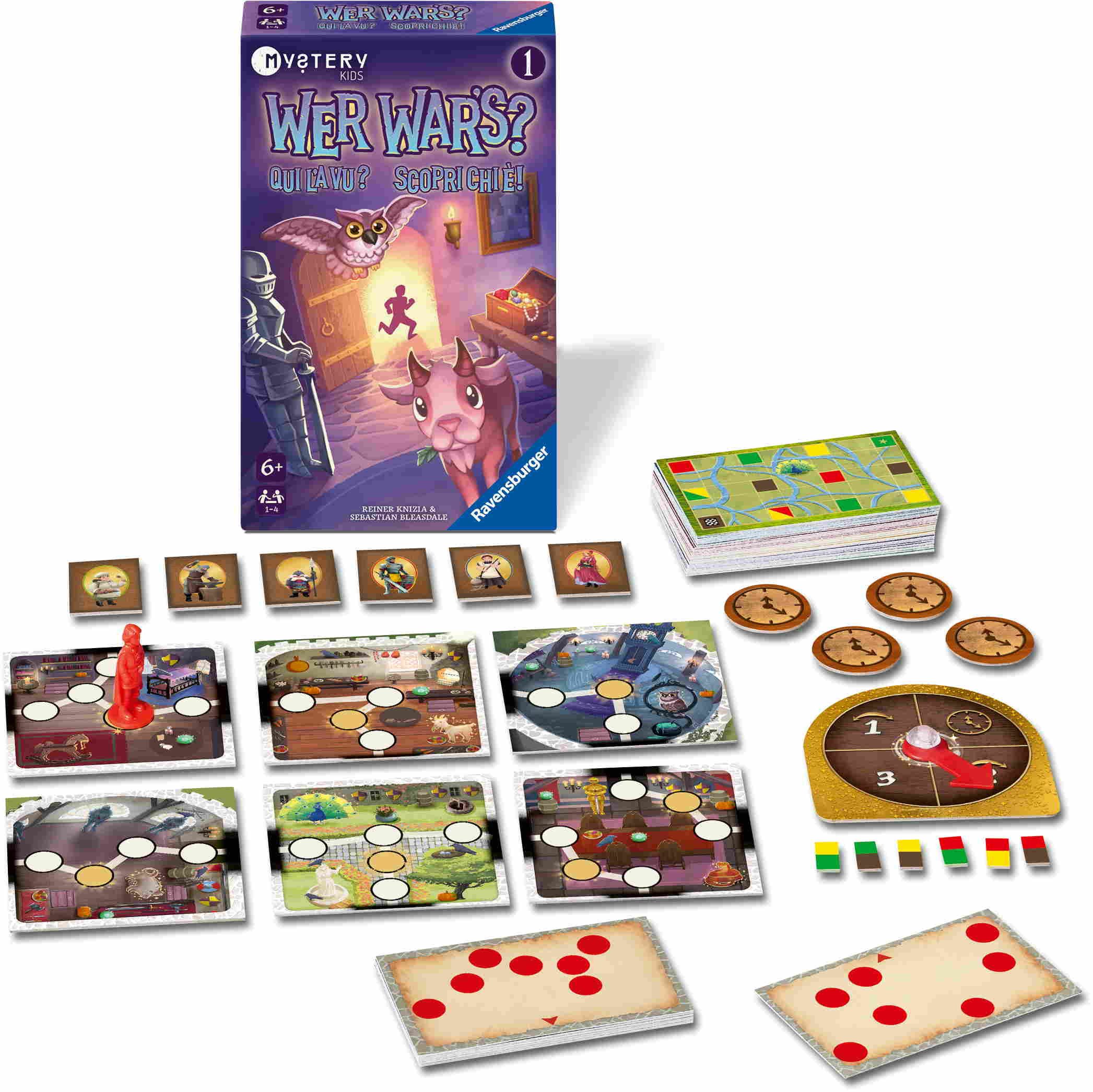 Ravensburger Spiel Reise- & Kompaktspiel Denkspiel Wer war's Kids 1 Im Schloss 24928