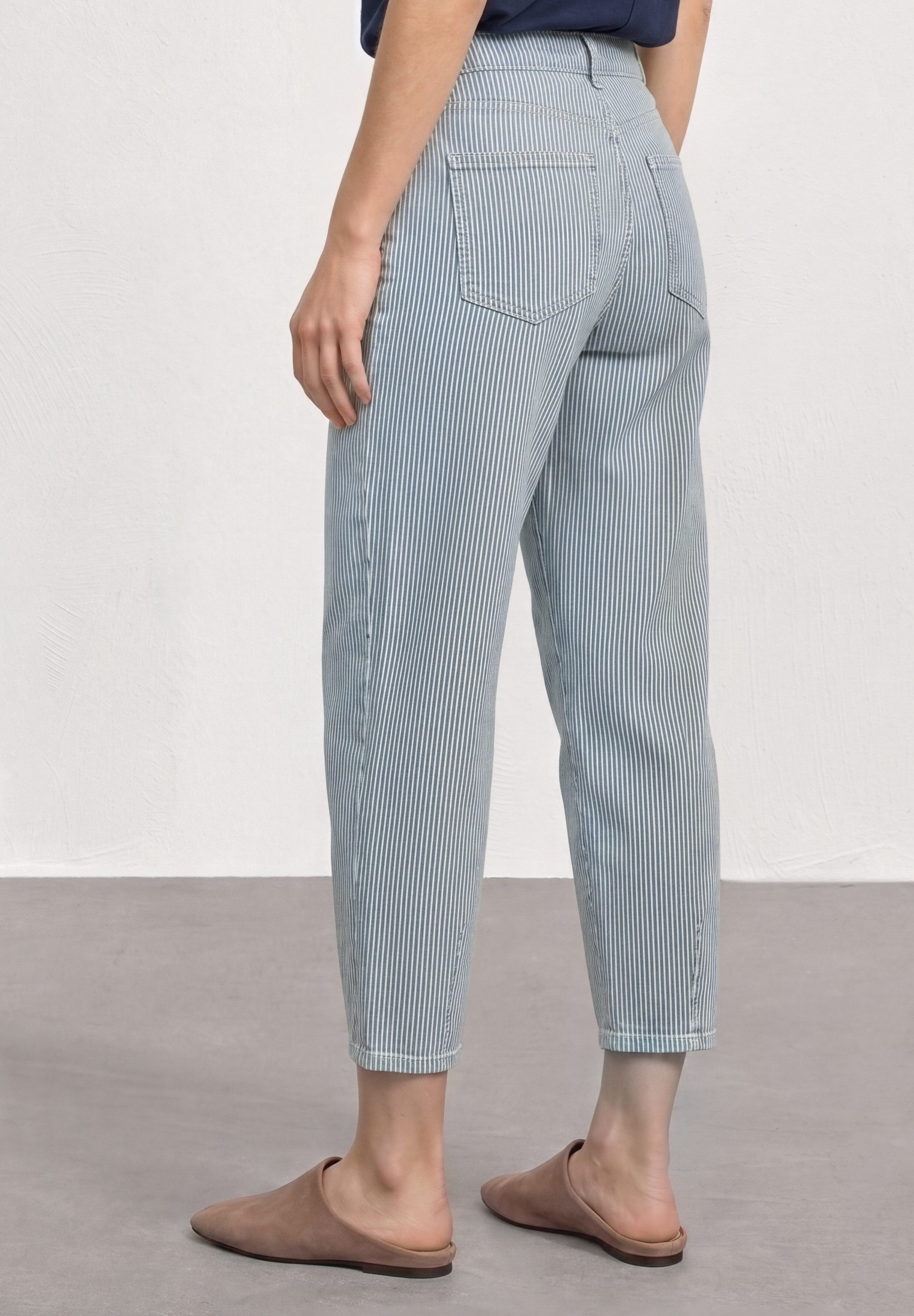 STREET ONE Comfort-fit-Jeans im Streifendesign