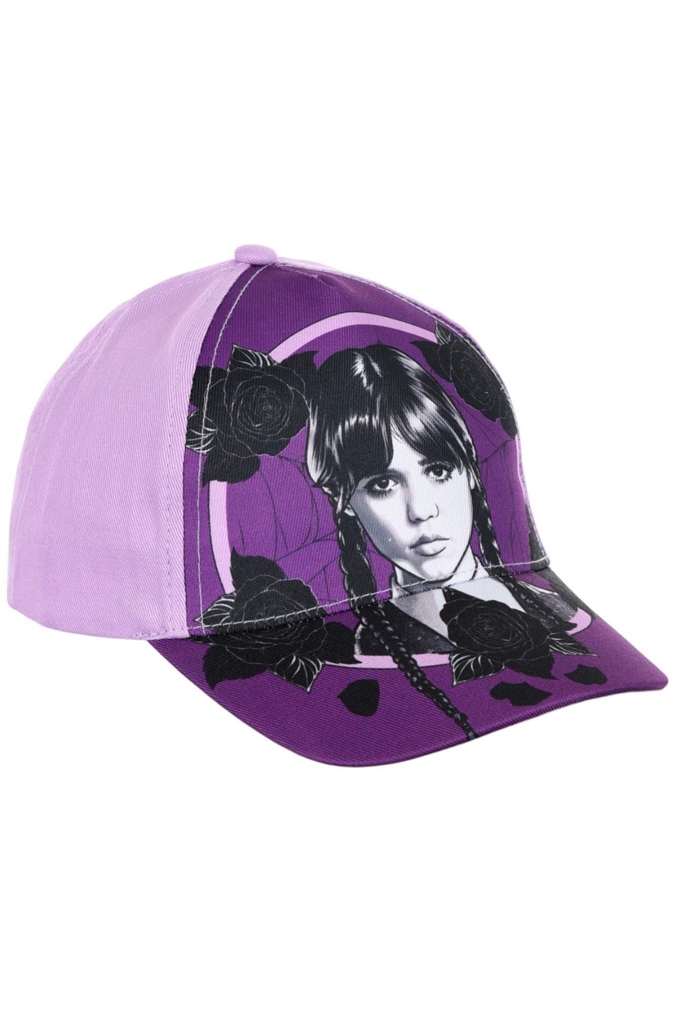 Wednesday Baseball Cap Wednesday Addams Mädchen Sommerkappe Größe 52-54 cm