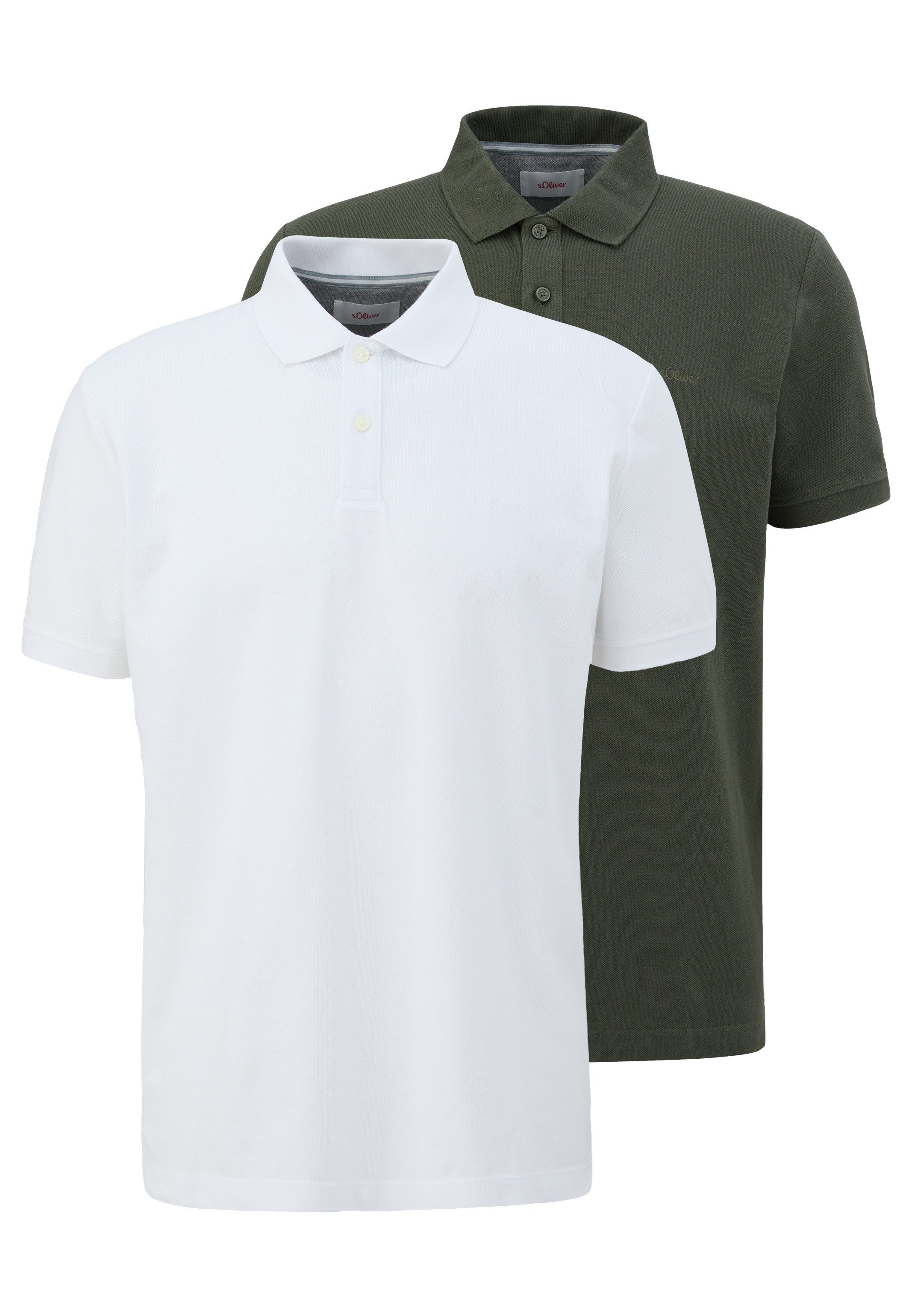 s.Oliver Poloshirt 2er Pack Basic (Spar-Set, 2-tlg) Poloshirt - Baumwolle - günstig online kaufen