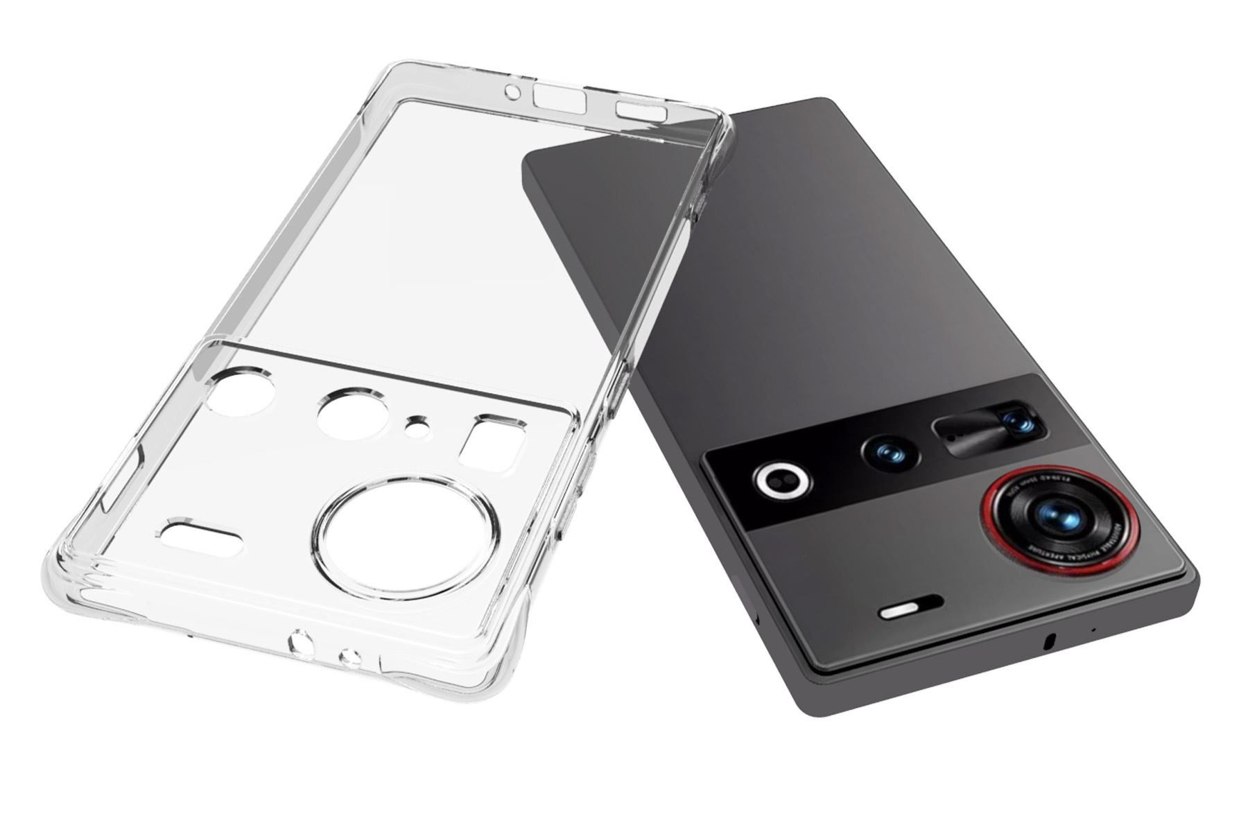 mtb more energy Smartphone-Hülle Clear Armor Case für Nubia Z70 Ultra 5G, Transparente TPU Schutzhülle Case Backcover mit Anti-Shock Verstärkung