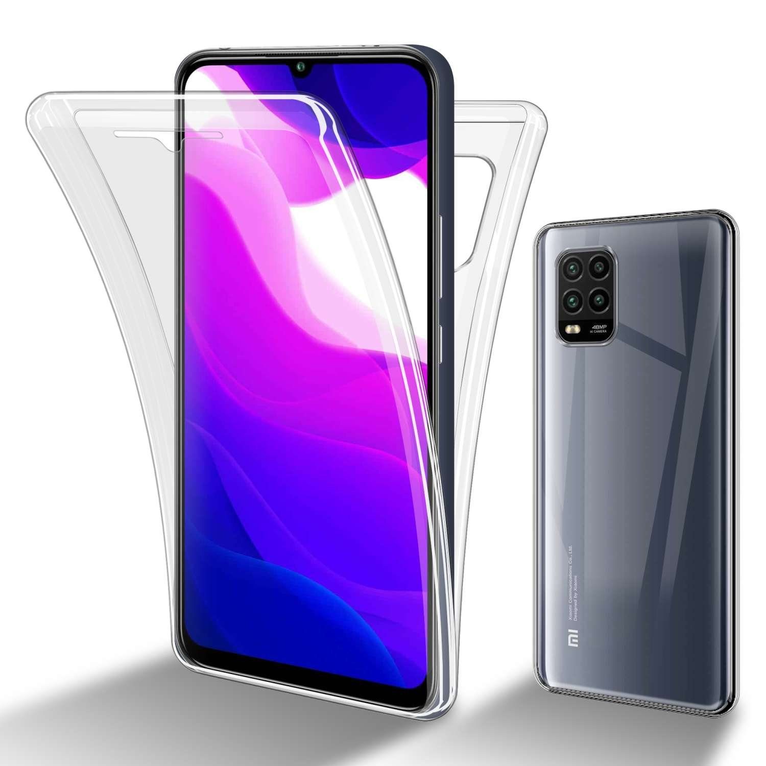 Cadorabo Handyhülle für Xiaomi Mi 10 LITE Hülle Xiaomi Mi 10 LITE, Flexible Case Handy Schutzhülle - Hülle - Back Cover 360° Grad