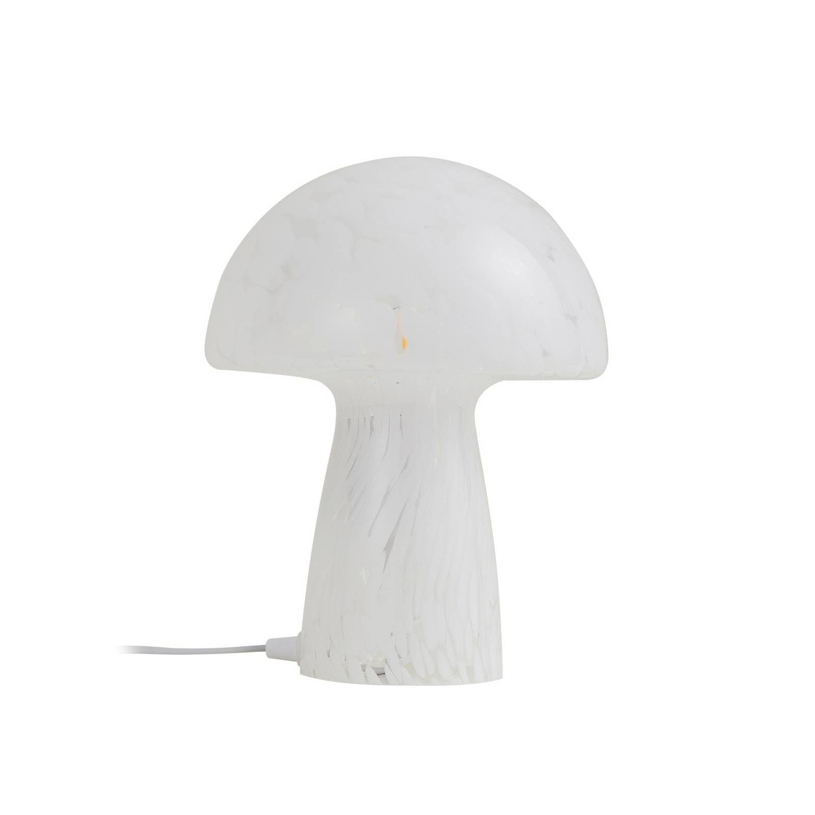 Lindby Tischleuchte Hubi, Glas Weiß IP20, 1 x 15 W LED