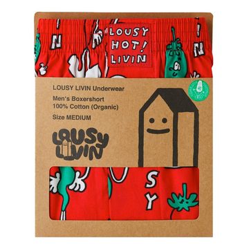 Lousy Livin Boxershorts Chilli - red