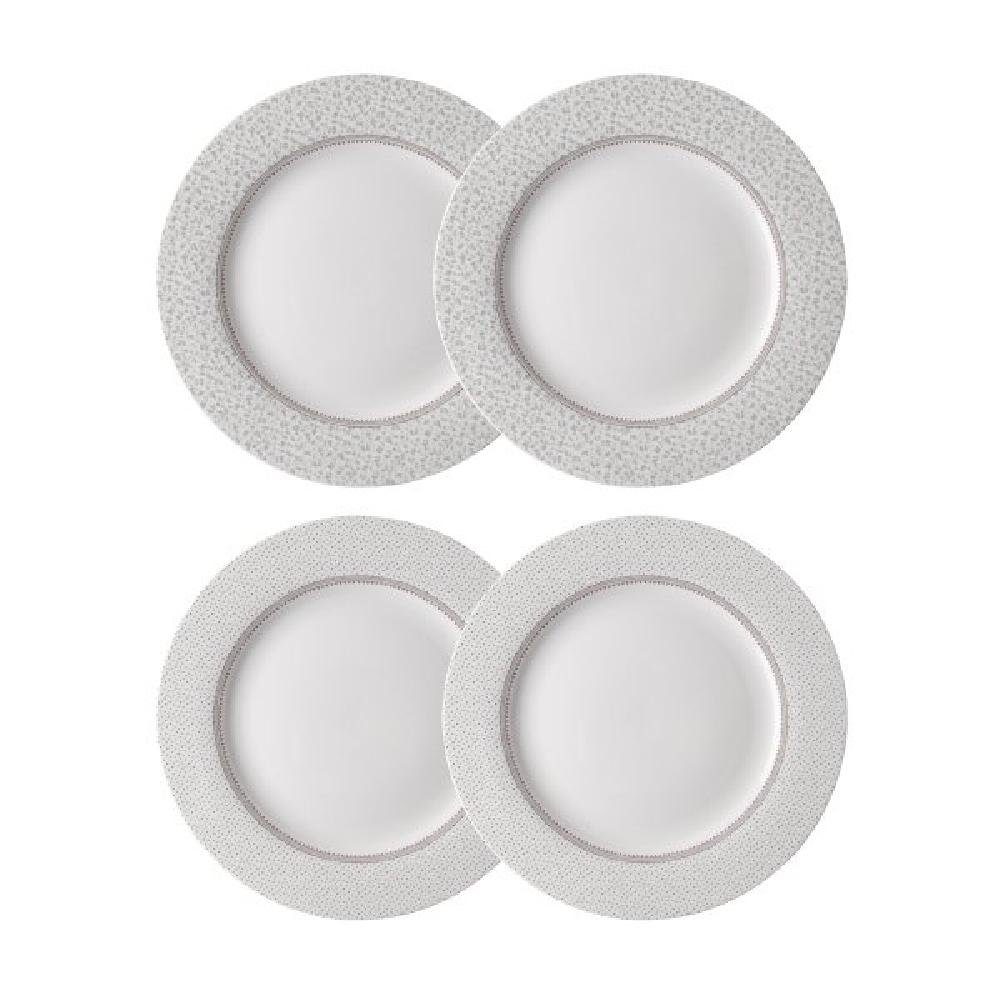 LAURA ASHLEY Speiseteller Teller-Geschenk-Set Wild Clematis (27,5cm) (4-teilig)