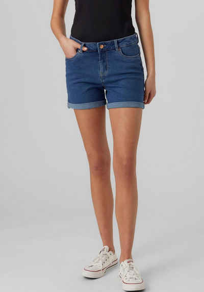 Vero Moda Jeansshorts VMLUNA MR FOLD SHORTS MIX GA NOOS