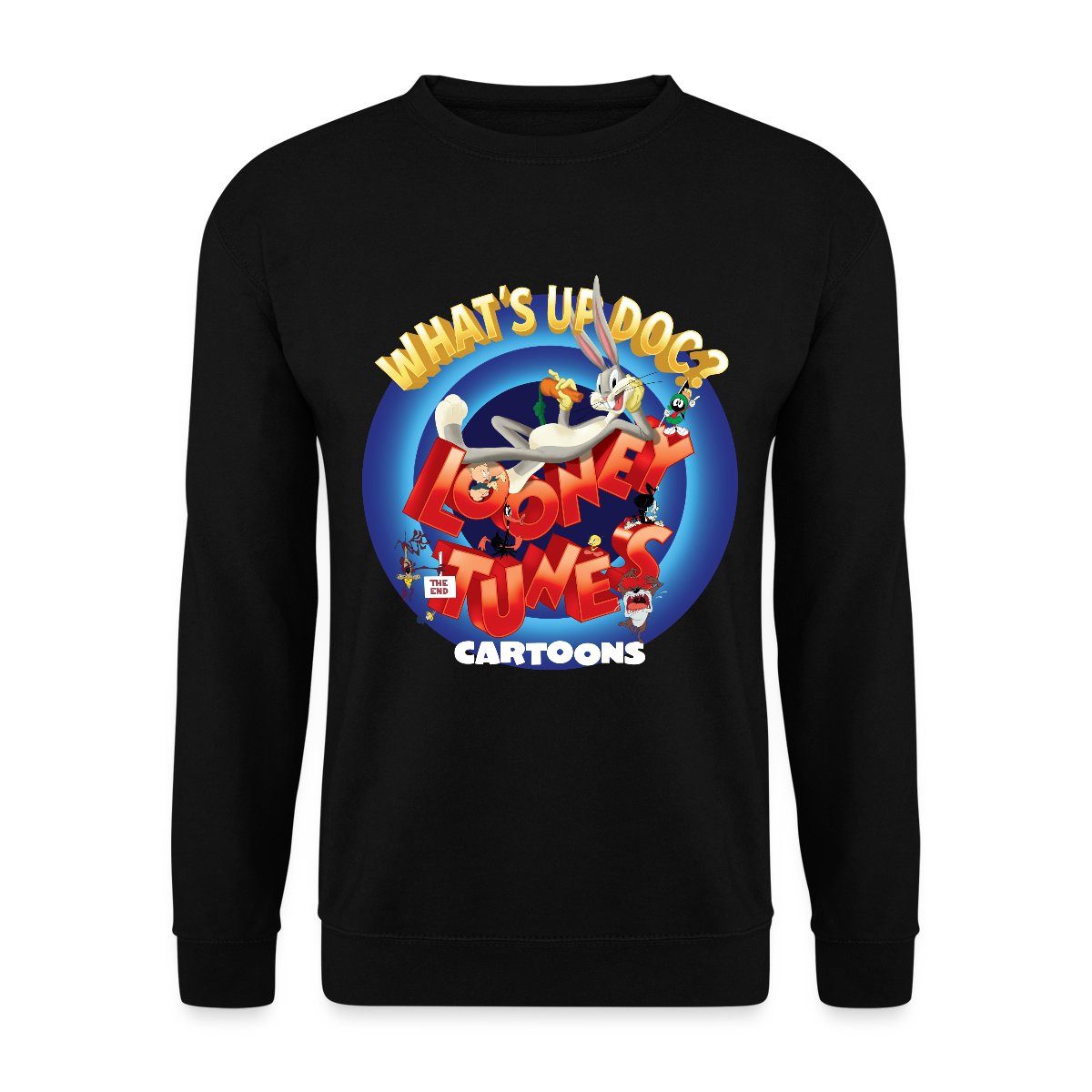 Spreadshirt Sweatshirt Looney Tunes Cartoons Logo Bugs Bunny Unisex Pullover (1-tlg)