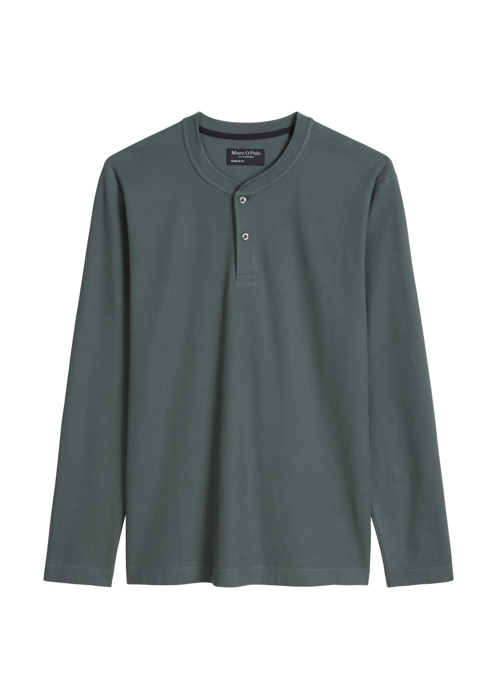 Langarmshirt aus geripptem Interlock-Jersey
