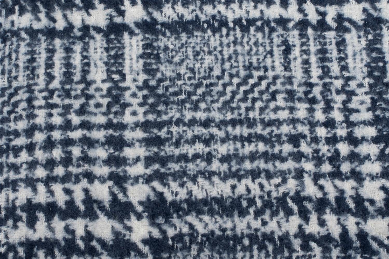 styleBREAKER XXL-Schal Weicher Schal mit Karo Muster und langen Fransen, (1-St)