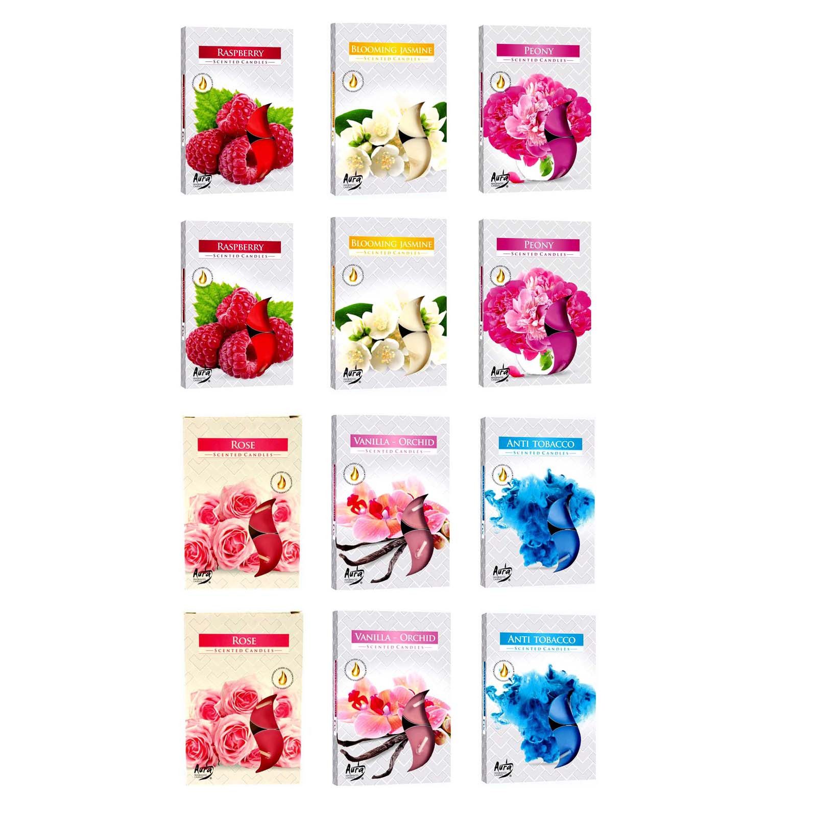 HAC24 Teelicht Duftteelicht Duftkerzen Duft Kerze Aromakerze (72-tlg), In 6 günstig online kaufen