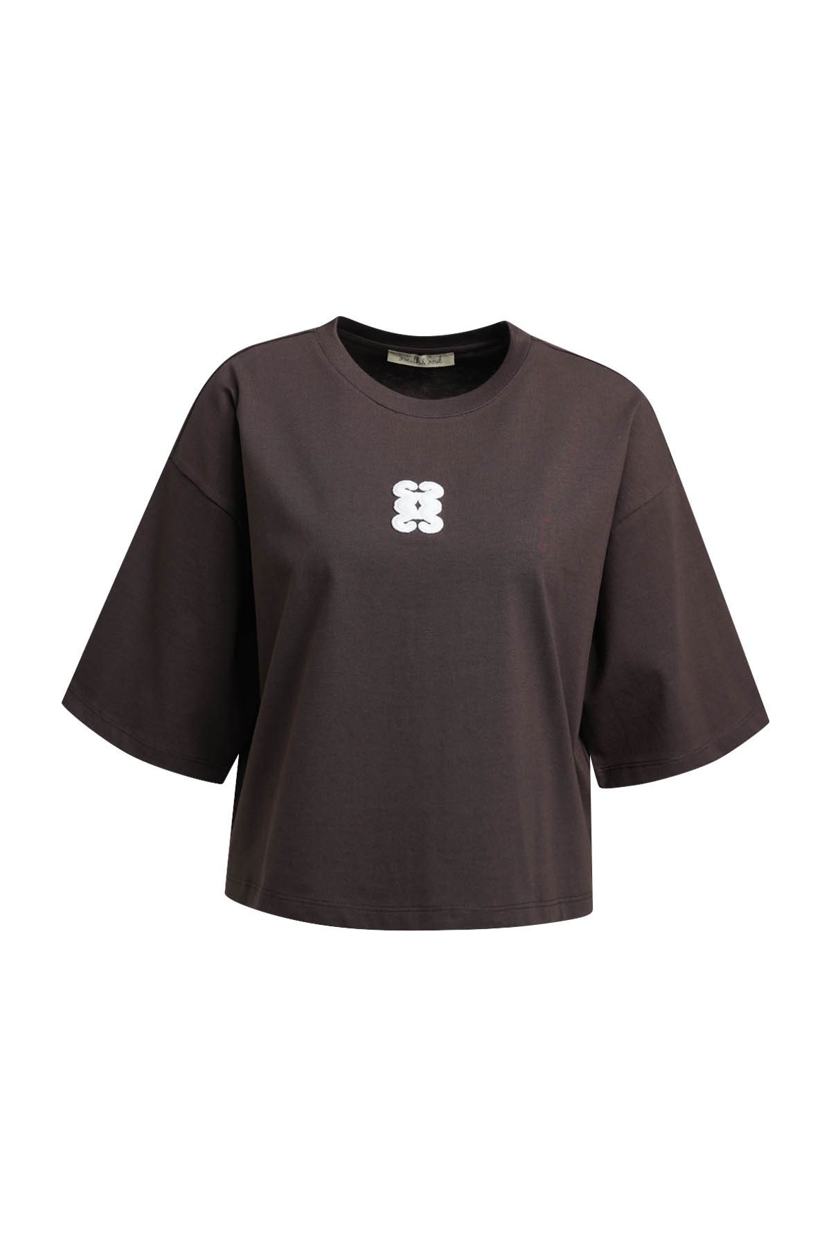 Smith & Soul T-Shirt reine Baumwolle, mit Logo-Aufnäher
