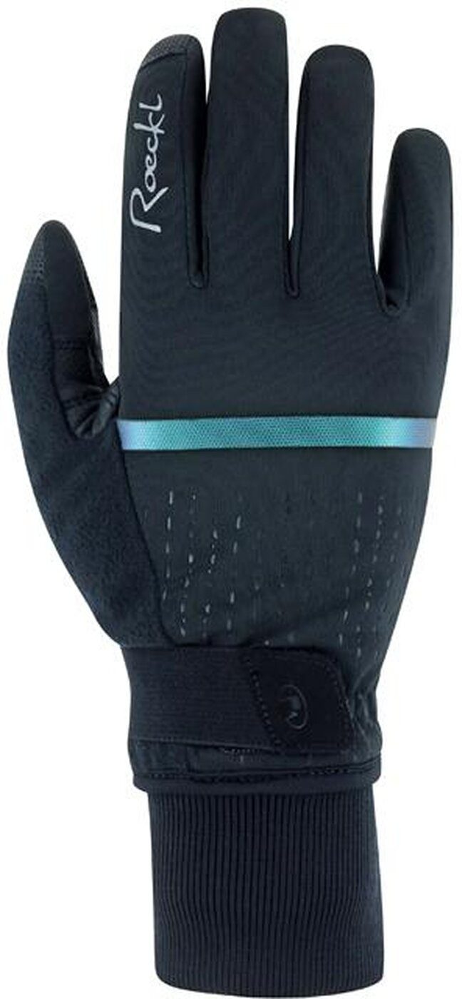 Roeckl SPORTS Fahrradhandschuhe Watou BLACK/CAMELEON GREEN
