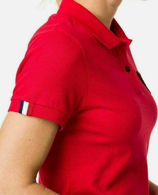 Rossignol T-Shirt ROSSIGNOL LOGO PATCH SKI GOLF POLOSHIRT CASUAL POLOHEMD SHIRT T-SHIRT