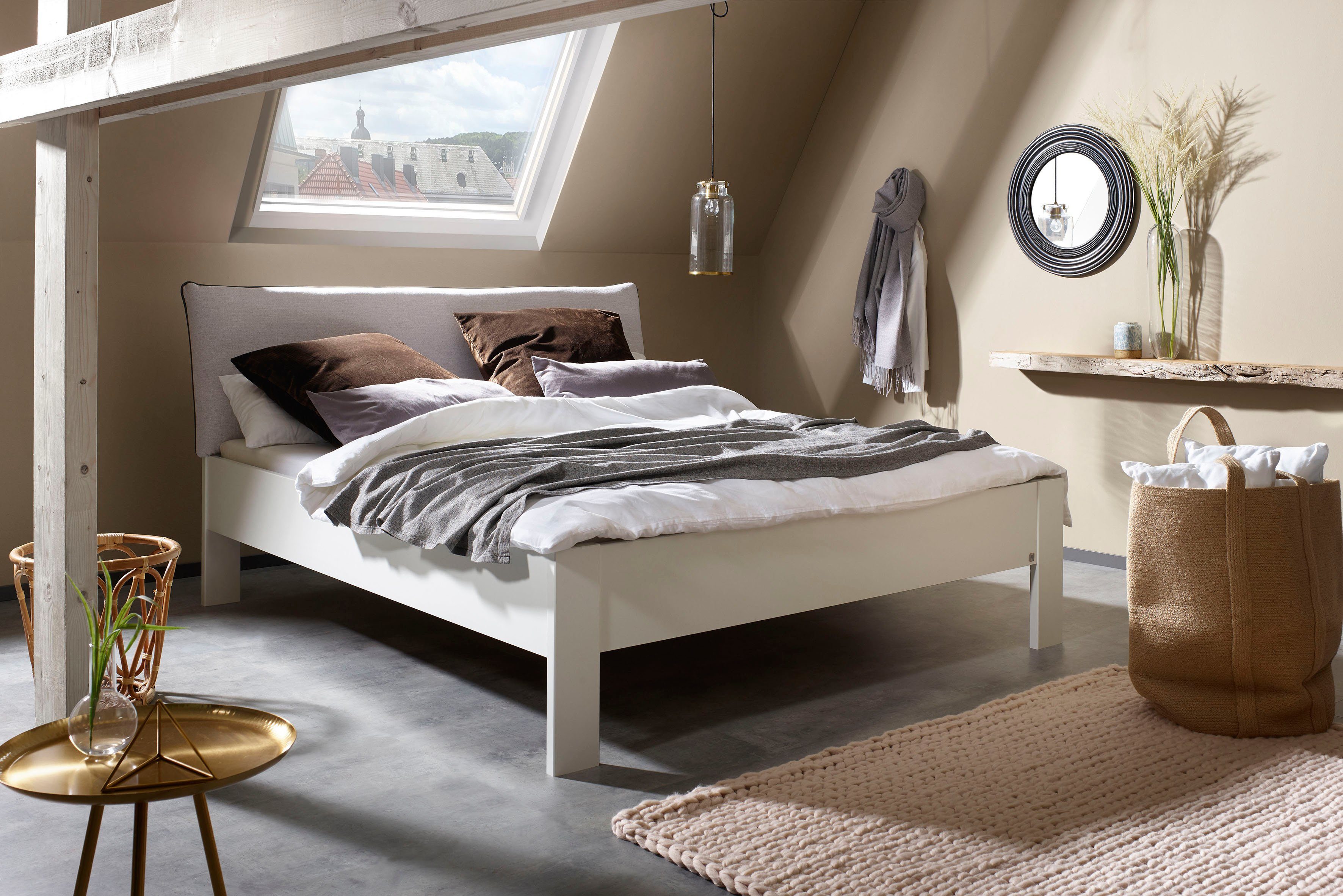 rauch Futonbett Aditio, Kopfteil Webstoff mit günstig online kaufen