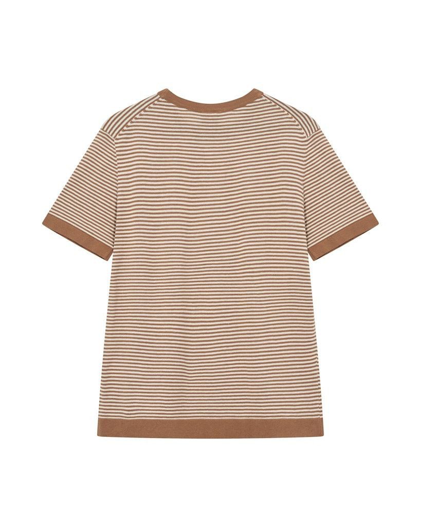 Mos Mosh T-Shirt MMGCrowe Stripe Knit Tee