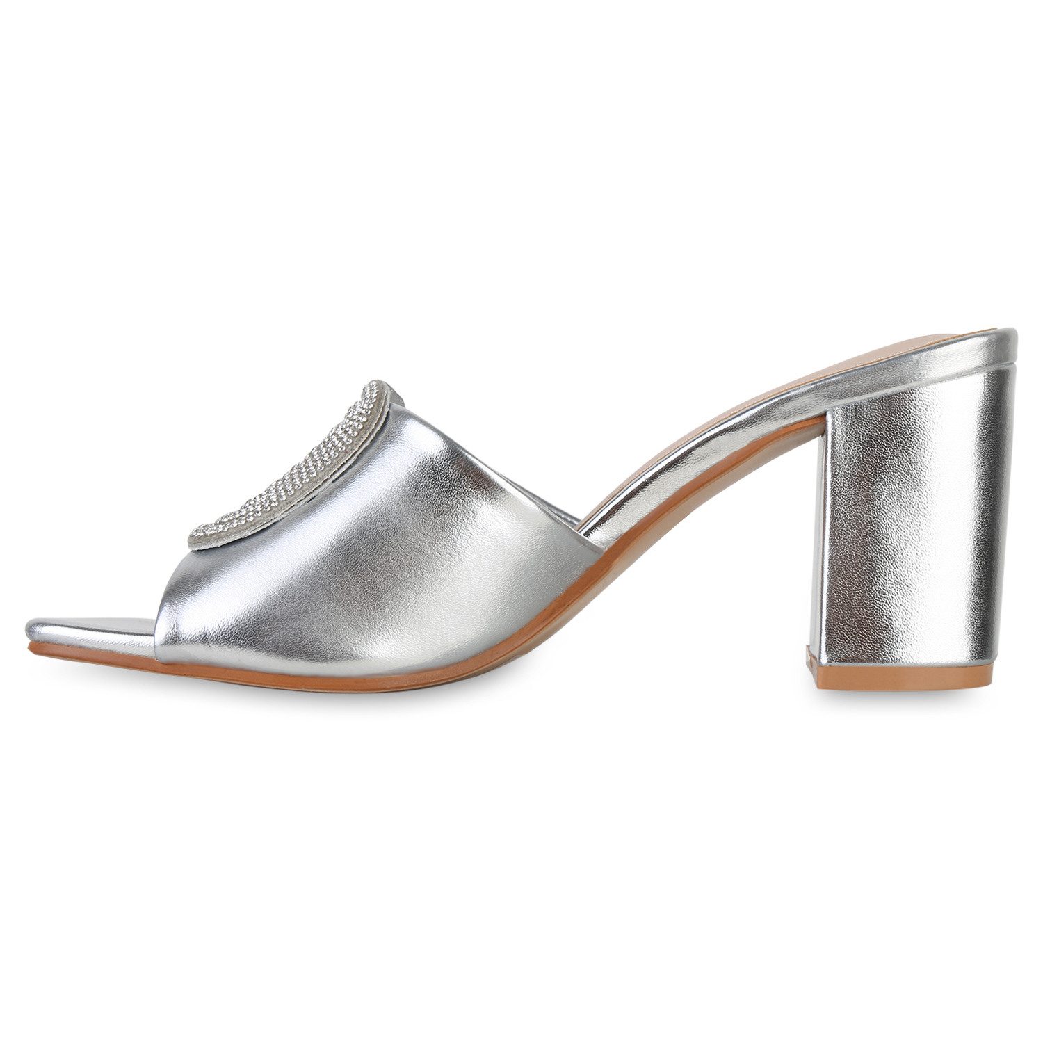 VAN HILL 841538 Sandalette Damen Pantoletten günstig online kaufen