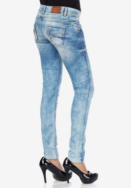 Cipo & Baxx Slim-fit-Jeans in trendiger Waschung