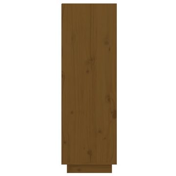möbelando Schuhregal 3013364, LxBxH: 34x60x105 cm, aus Kiefer-Massivholz in Honigbraun