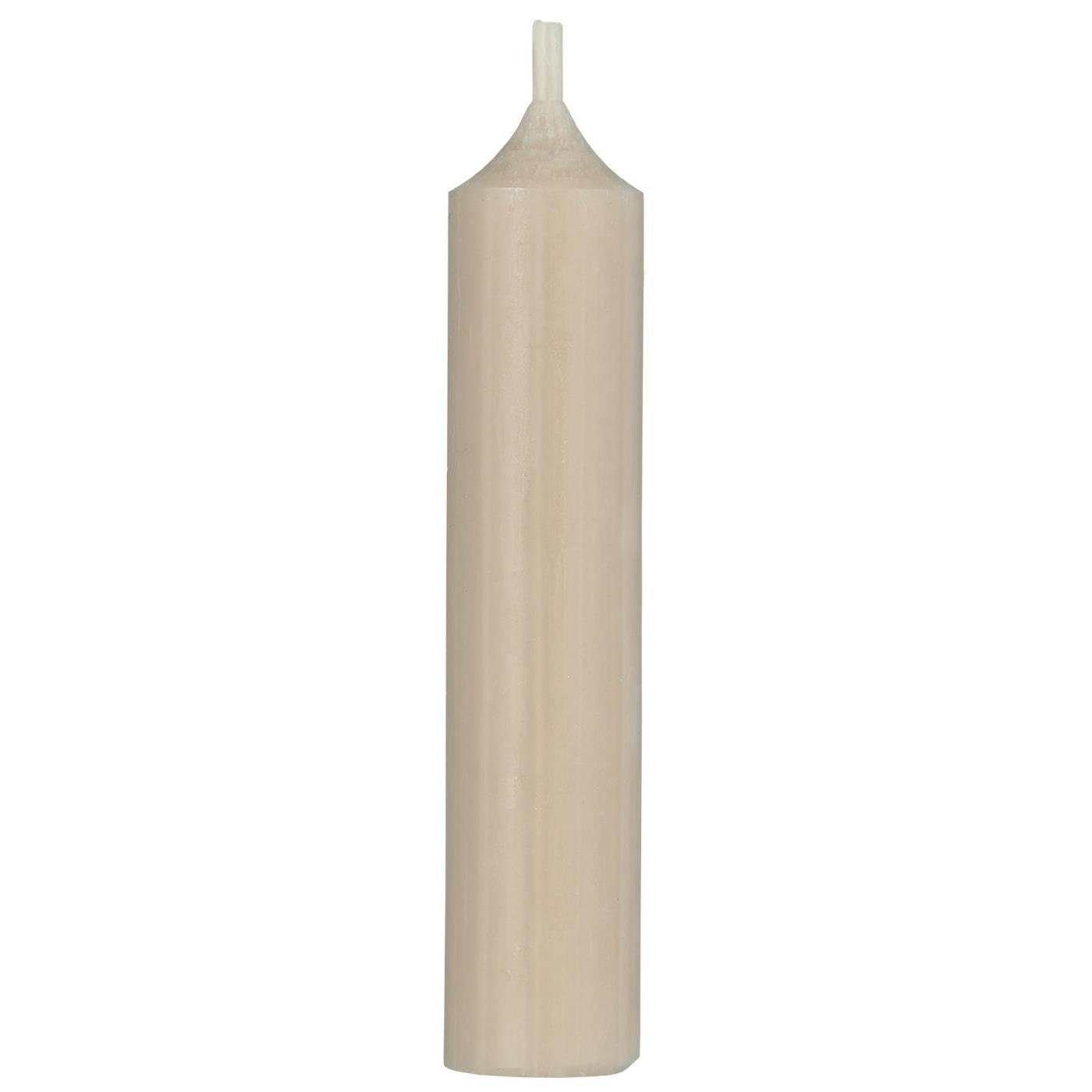 Ib Laursen Stumpenkerze IB Laursen Stab Kerze Ø2,2 H=11 cm sand beige Weihnachten Advents (1 Kerze)