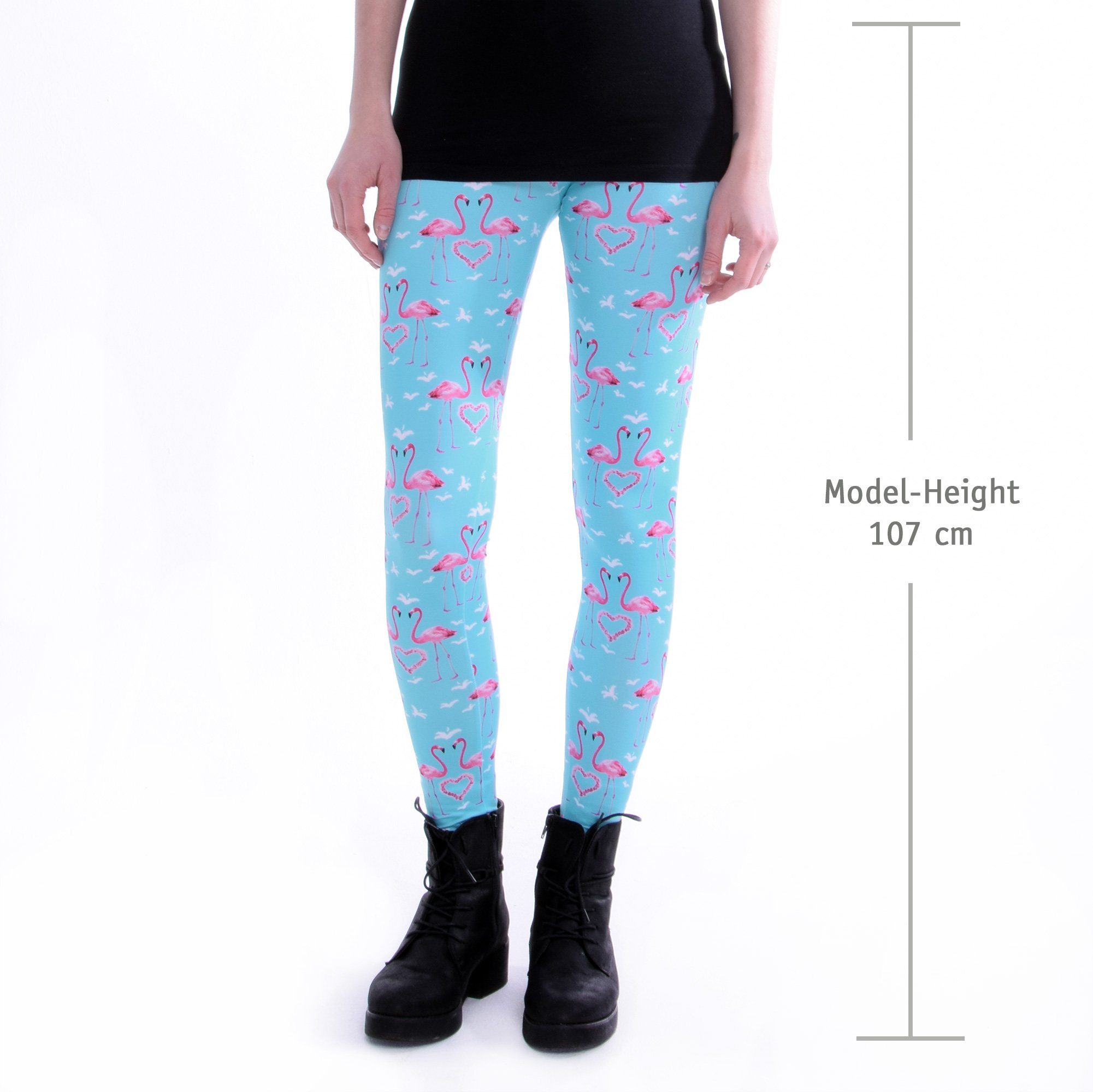 cosey Leggings Flamingo Line Leggings (Einheitsgröße) – Bild 4 von 5