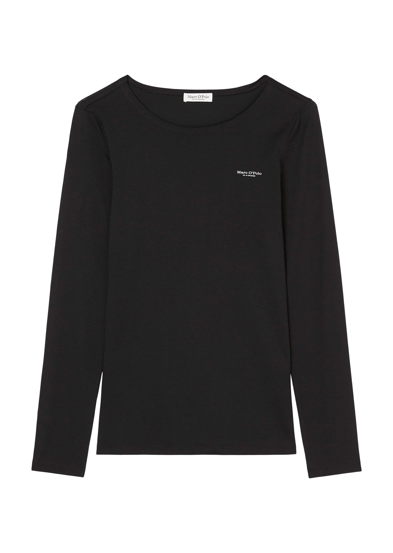 Marc O'Polo Langarmshirt mit Label-Print in günstig online kaufen