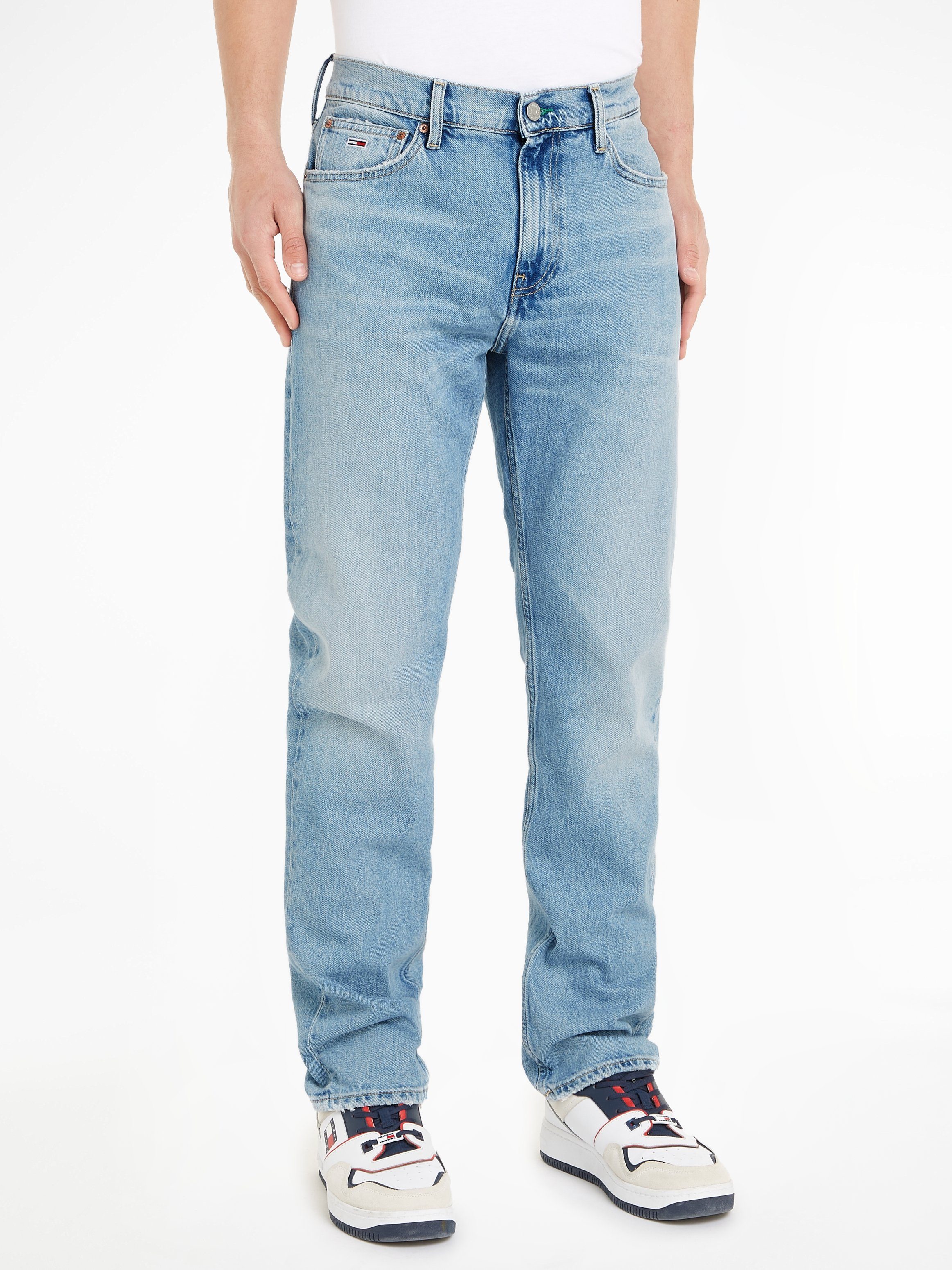 Tommy Jeans Relax-fit-Jeans ETHAN RLXD STRGHT im 5-Pocket-Style Denim Light