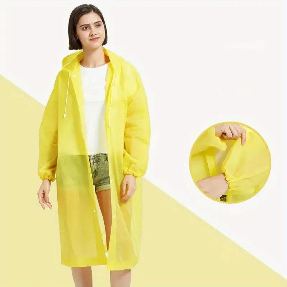 Venicce Love Regenponcho wasserdichter Regenmantel mit Kapuze für Damen, Herren, Jugendliche Wasserabweisend, Wetterfest, Langlebig
