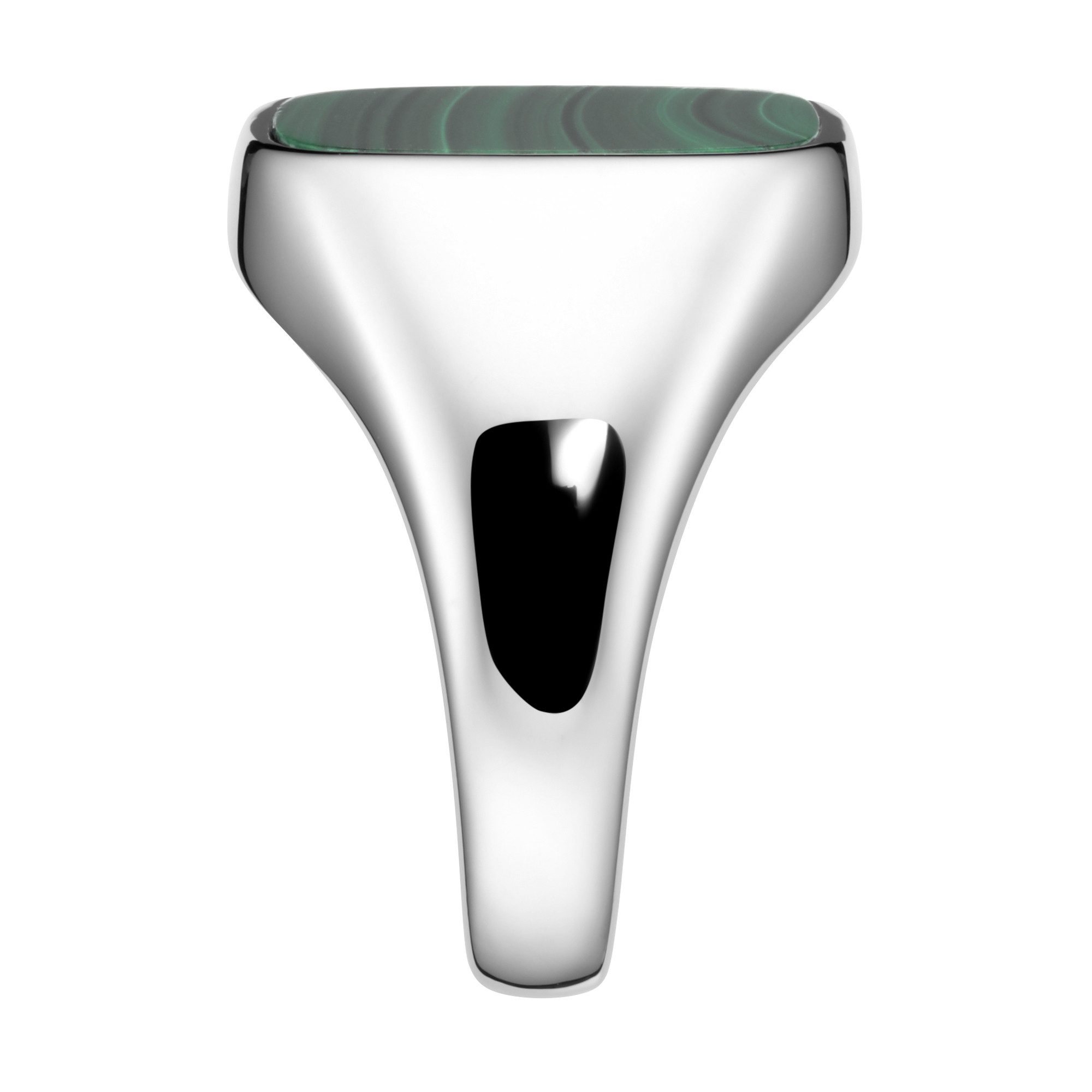 GIORGIO MARTELLO MILANO Silberring Siegelring mit Malachit, Silber 925
