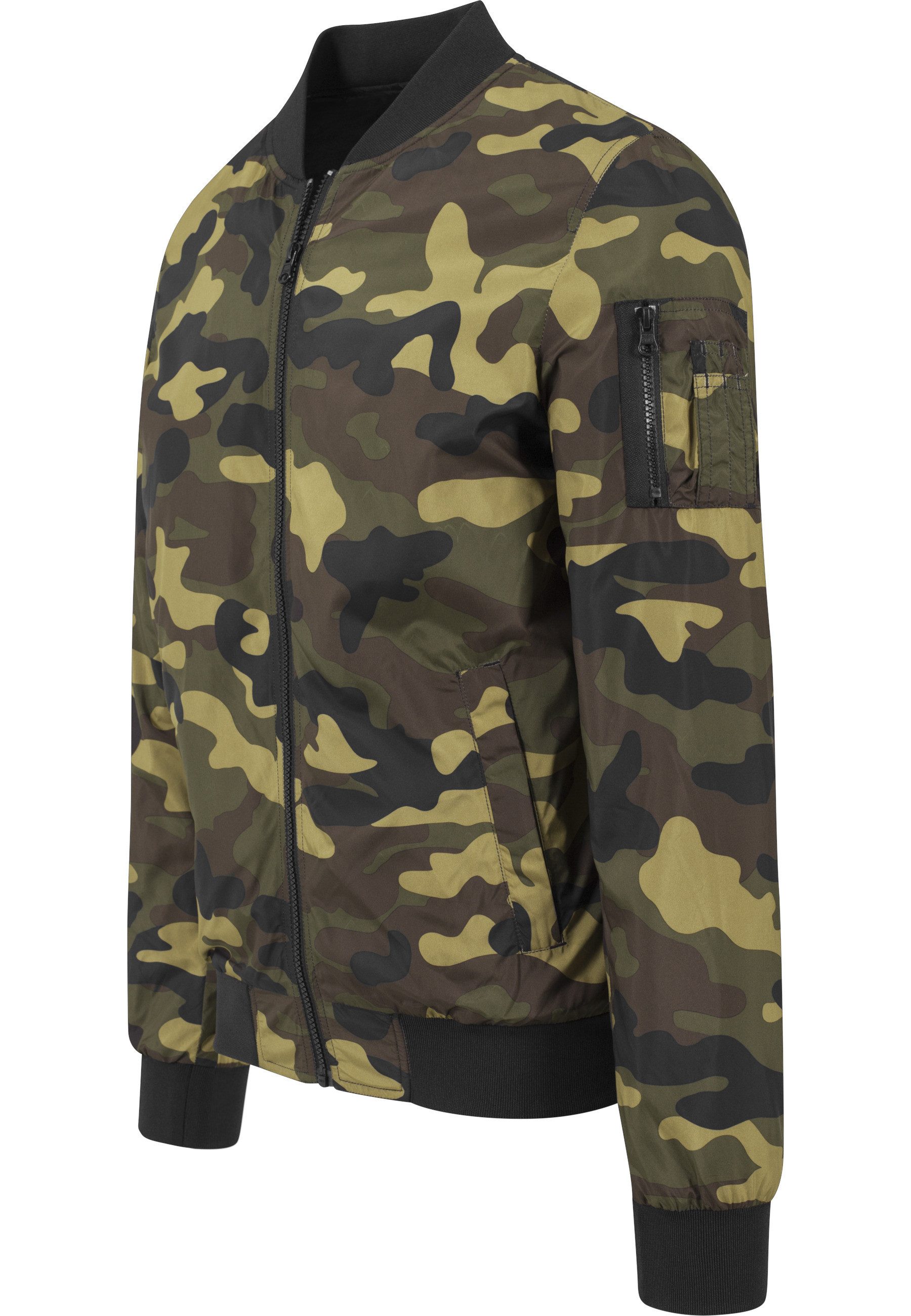 URBAN CLASSICS Allwetterjacke Urban Classics Herren Light Camo Bomber Jacket (1-St)