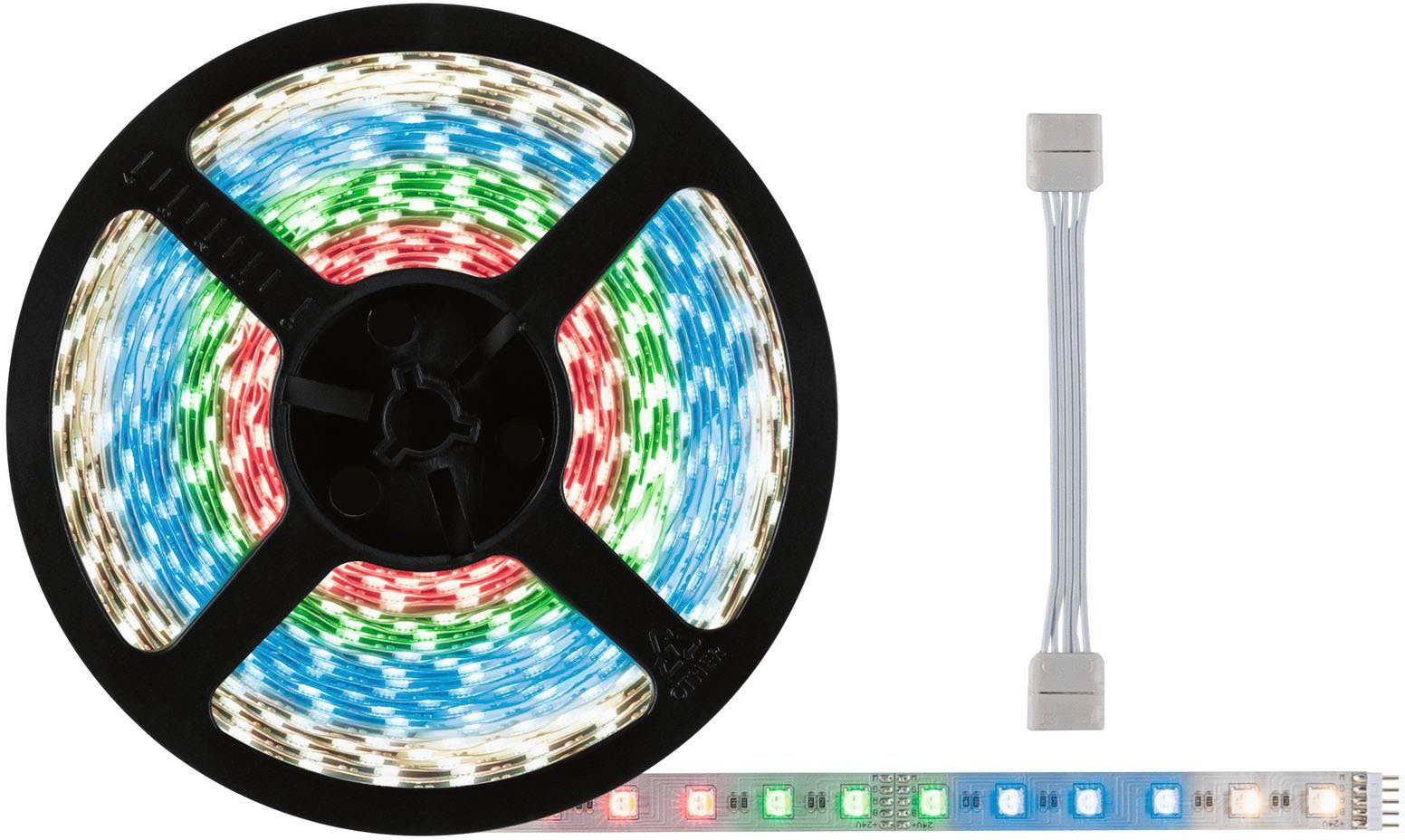 Paulmann LED-Streifen 10m MaxLED inkl. 1-flammig, 72W Adapterkabel RGBW+ 500lm/m, 500 Einzelstripe unbeschichtet