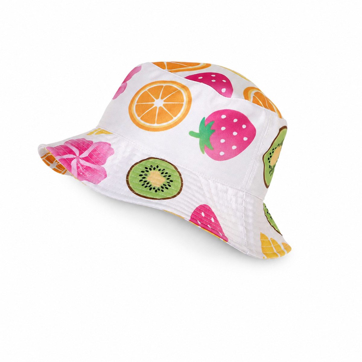 Karactermania Fischerhut - Fruits Kinder Bucket Hat mehrfarbig 50 cm für Alltag und Freizeit (1-St)