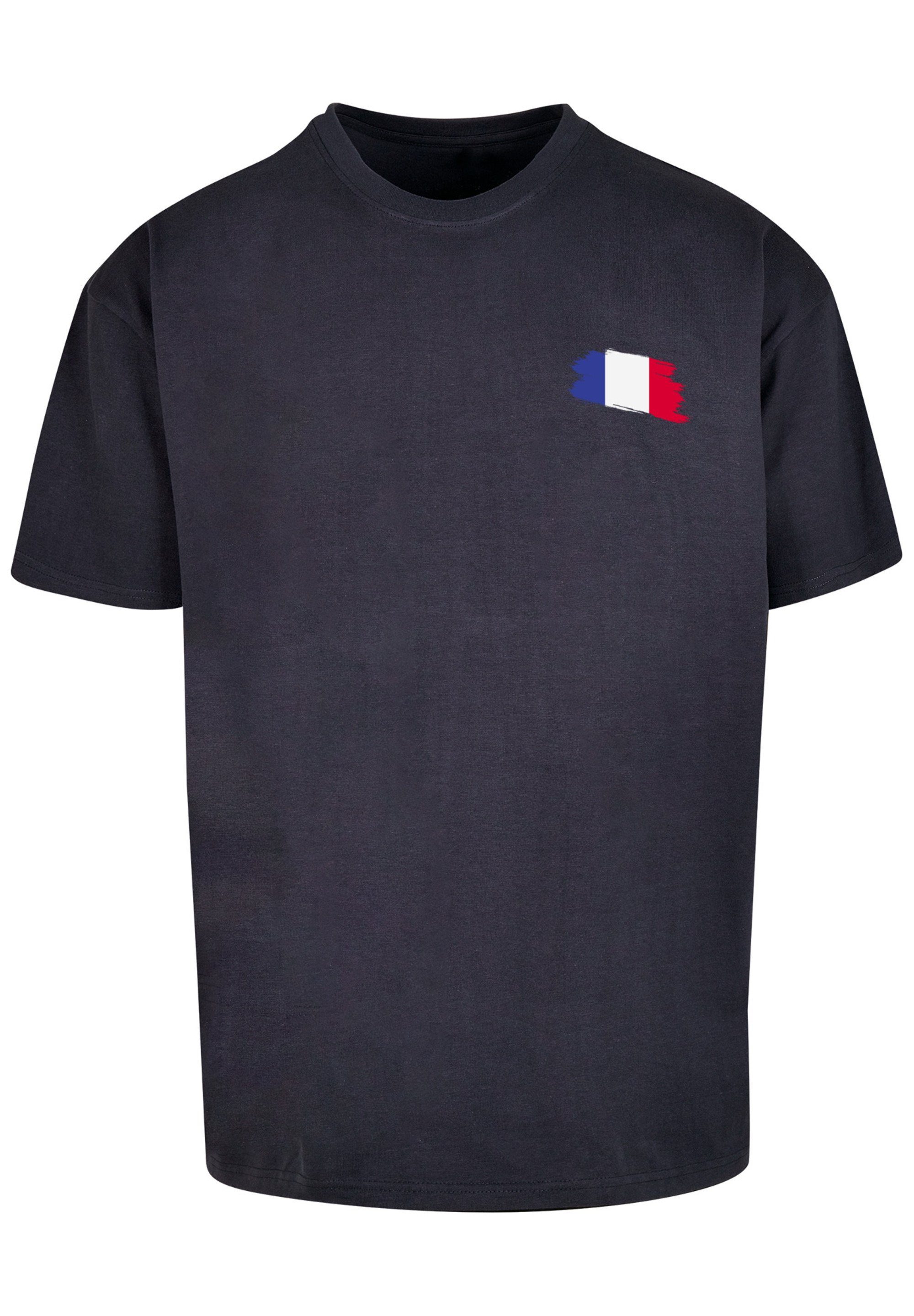 Print F4NT4STIC Frankreich T-Shirt Flagge France Fahne navy