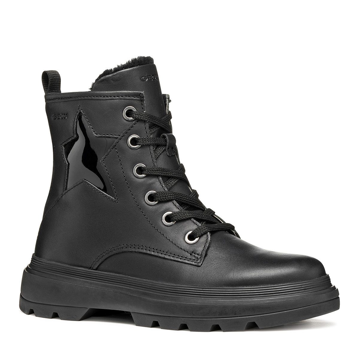 Geox GEOX KIDDARTAH, Warmfutter, Schwarz, Kinder Winterstiefel