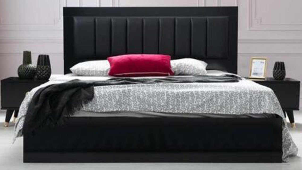 JVmoebel Schlafzimmer-Set Schlafzimmer Set Komplett Bett Schrank Europe Kommoden Modern, In Made Nachttisch