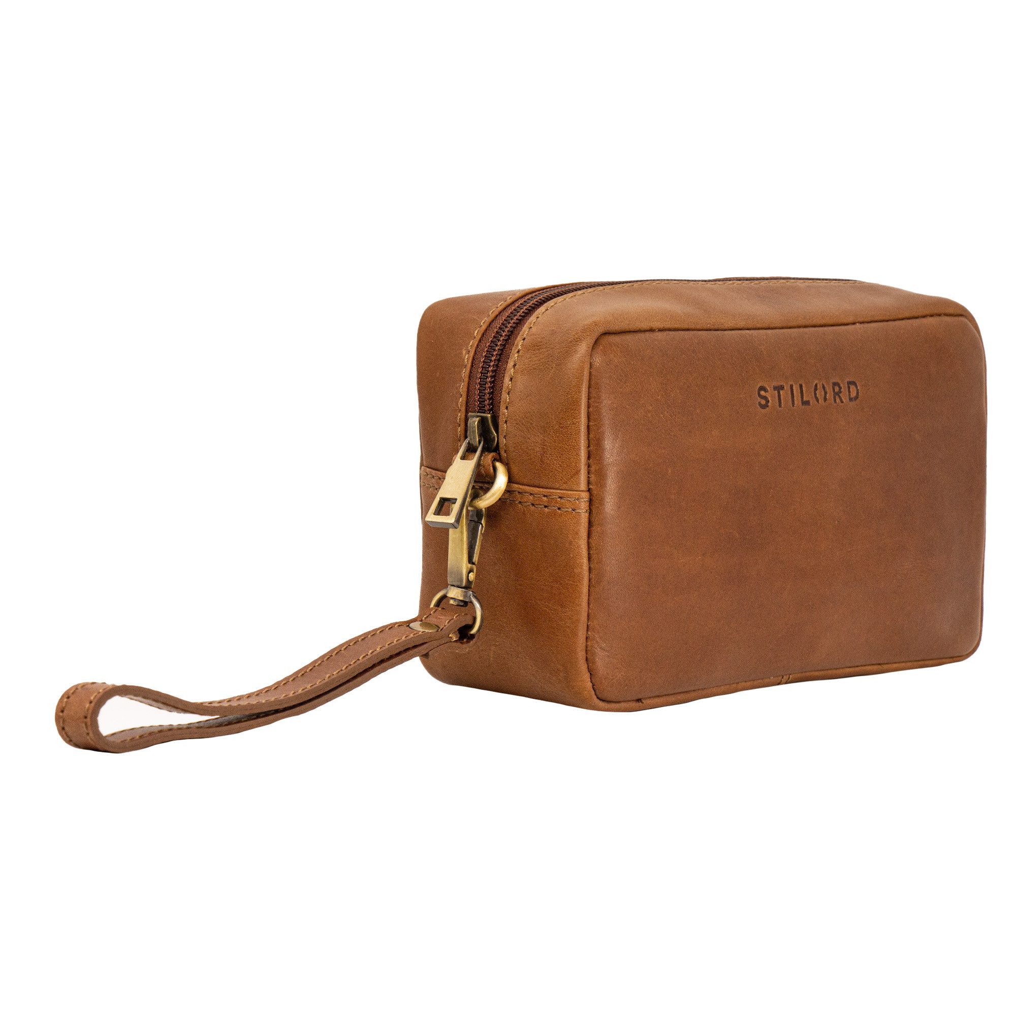 STILORD Handtasche "Larkin" Herren Hand-Gelenk-Tasche Echtleder klein günstig online kaufen