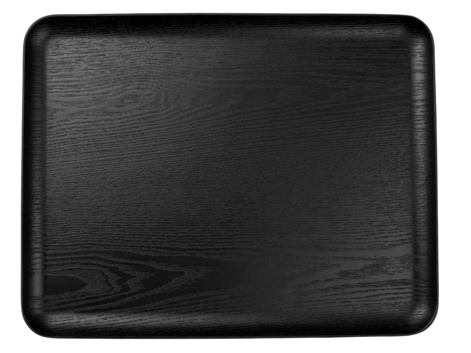 ASA SELECTION Tablett wood Holztablett rechteckig schwarz 36x38cm, Weidenholz, Küche, Kochen, Backen