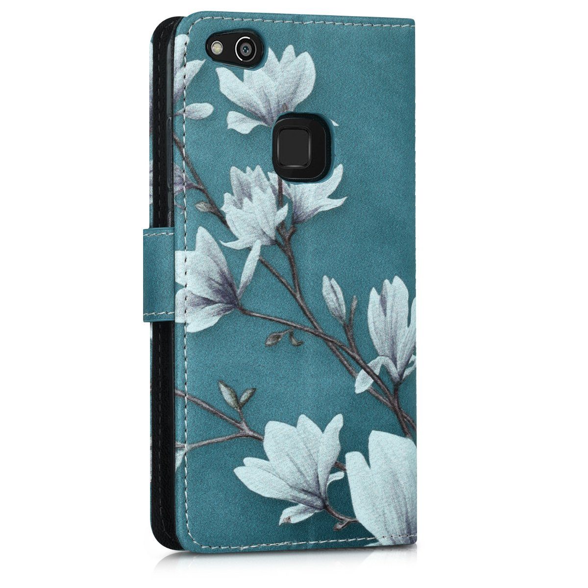 kwmobile Handyhülle Wallet Case für Huawei P10 Lite, Hülle mit Ständer Kartenfächer - Handyhülle