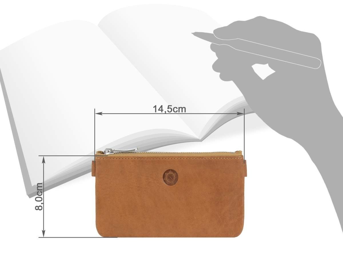 Sonnenleder Federmäppchen Büchner, Stiftetui, Etui