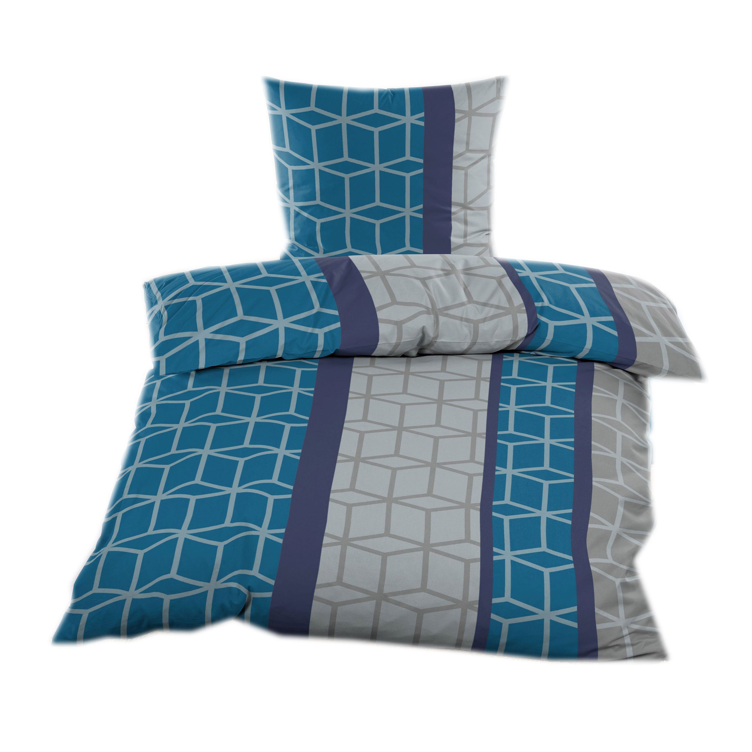 Casa Colori Bettwäsche Microfaser Fleece Wintergarnitur 135x200 cm kuscheli günstig online kaufen